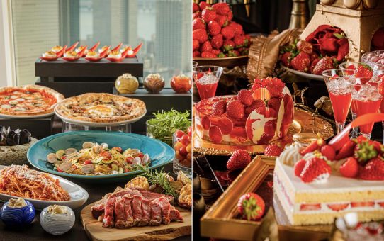 イタリアン&ストロベリーブッフェ「SKY BUFFET」が2021年2月11日(木・祝)スタート！<br>＜XEX ATAGO GREEN HILLS＞