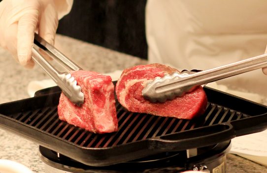 ステーキの焼き方