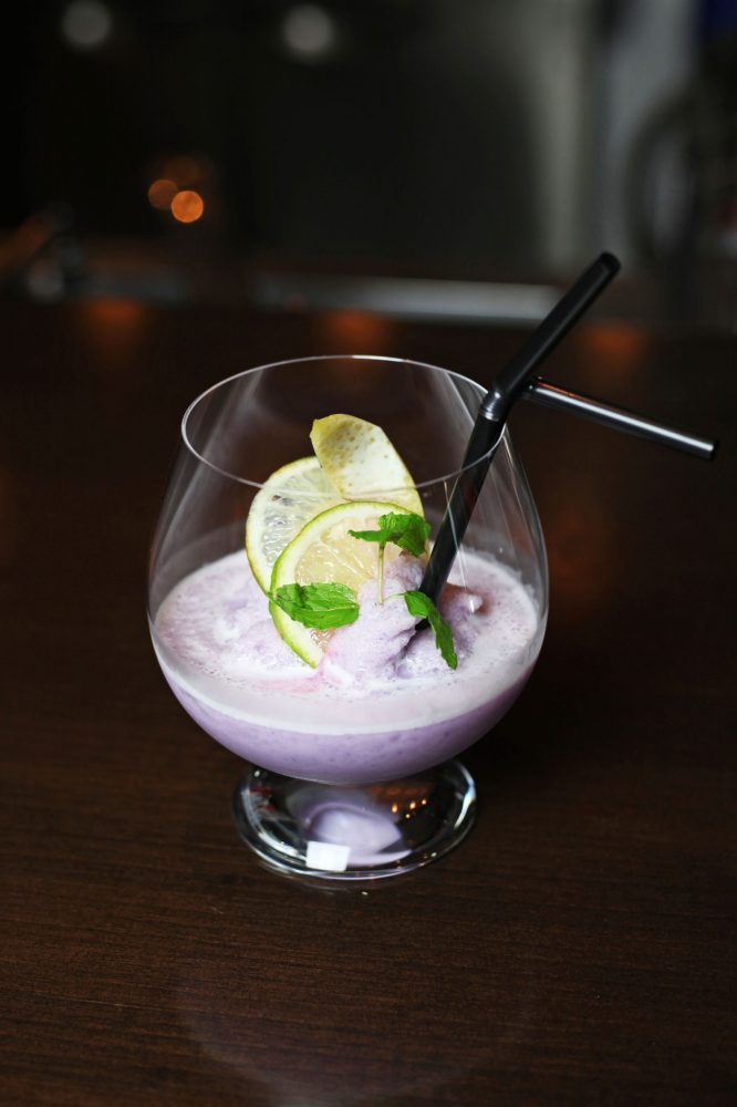 Frozen Puple potato Cocktail