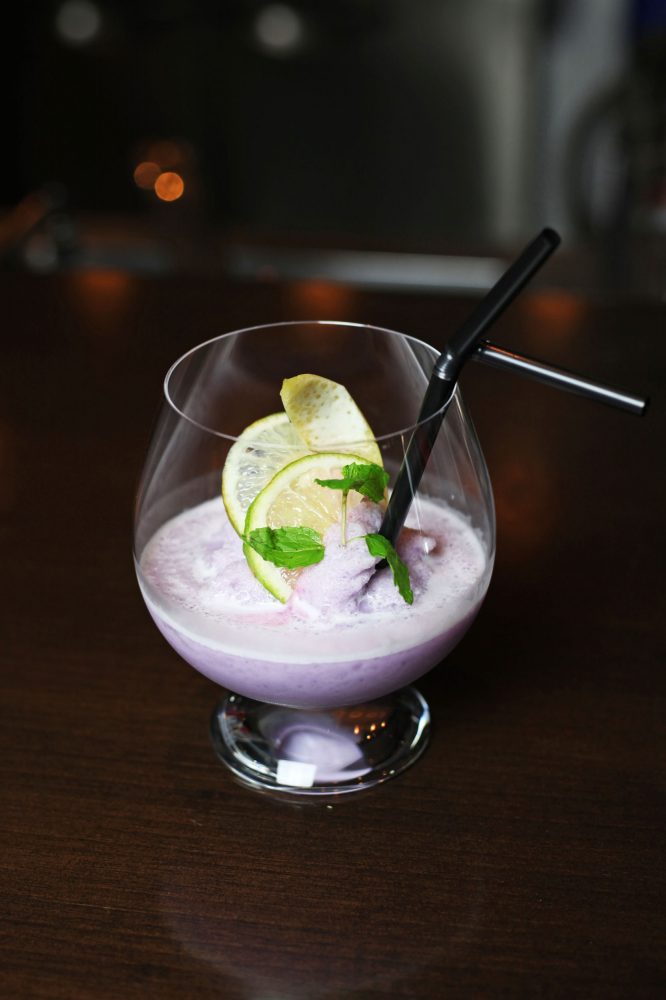 Frozen Puple potato Cocktail