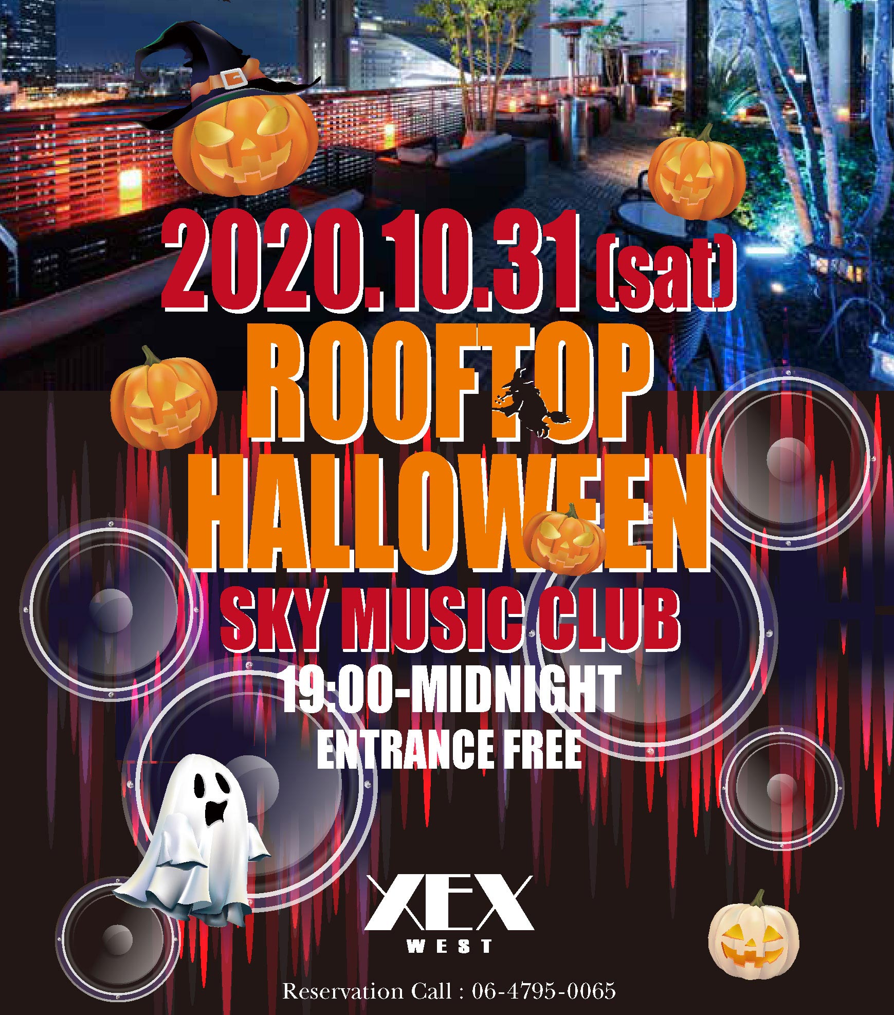 XEX WEST halloween party