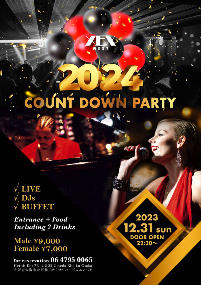 2024 COUNTDOWN PARTY - XEX WEST